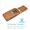 Cell Phone Holster Pouch Leather Wallet Case with Belt Loop for iphone Samsung