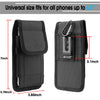 Vertical Cell Phone Holster Pouch Wallet Case With Belt Clip For iPhone Samsung