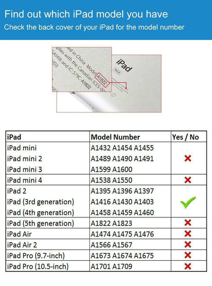 iPad Case 2 3 4 Generation 9.7