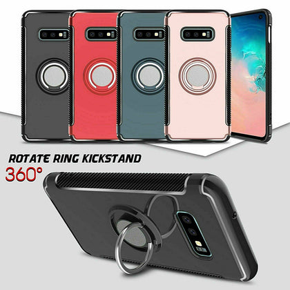 Ring Case S10 / S10e / Plus Shockproof Kickstand Hard Cover For Samsung Galaxy - Place Wireless