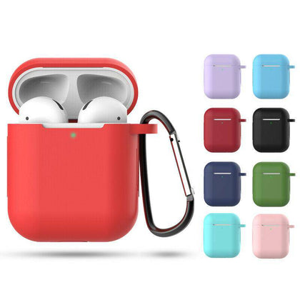 AirPods Case Cover Premium Silicon Protective For 1 & 2 Top Quality! USA Seller - Place Wireless