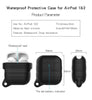 AirPods Waterproof Case Cover For Apple AirPods 1 & 2 With Hook, Top Quality!!