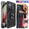 For Samsung Galaxy S21+ / S21 Ultra 5G Ring Holder Case / Lens Screen Protector