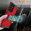 For Samsung Galaxy S21+ / S21 Ultra 5G Ring Holder Case / Lens Screen Protector