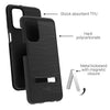 Fit Samsung Galaxy A32 5G Case With Screen Protector Phone Slim Metal KickStand