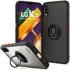 Fit LG K22 / K22+ Plus / K32 Phone Case and Screen Protector Clear Ring Cover