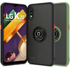 Fit LG K22 / K22+ Plus / K32 Phone Case and Screen Protector Clear Ring Cover