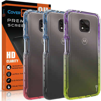 Fit Motorola Moto G Power 2021 Case with Screen Protector Full Body Phone Cover