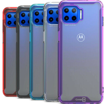 Phone Case Fit Motorola Moto G 5G Plus / Moto One 5G Cover + Screen Protector
