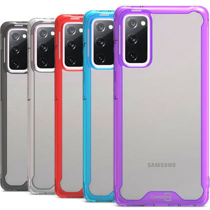 Slim Phone Case for Samsung Galaxy S20 FE/5G/Fan Edition/Lite + Screen Protector - Place Wireless
