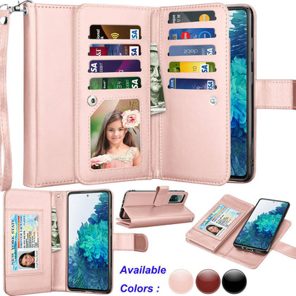 For Samsung Galaxy S20 FE 5G (Fan Edition) Leather Wallet Flip Case Cover - Place Wireless