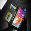 For Samsung Galaxy A11 Case, Premium Leather Wallet + Tempered Glass Protector