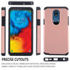 For LG K40, LG LMX420LG Harmony 3, LG Solo LTE (2019), LG Solo LTE L432DL, LG Xpression Plus 2  Phone Case Cover, + Tempered Glass Protector