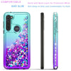 For Motorola Moto G Stylus Case, Glitter Bling Cover+ Tempered Glass Protector