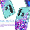 For Motorola Moto G Stylus Case, Glitter Bling Cover+ Tempered Glass Protector