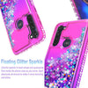 For Motorola Moto G Stylus Case, Glitter Bling Cover+ Tempered Glass Protector