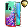 For Motorola Moto G Stylus Case, Glitter Bling Cover+ Tempered Glass Protector