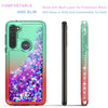 For Motorola Moto G Stylus Case, Glitter Bling Cover+ Tempered Glass Protector