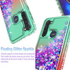 For Motorola Moto G Stylus Case, Glitter Bling Cover+ Tempered Glass Protector