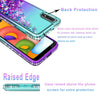 For Samsung Galaxy A01 Case, Glitter Bling Phone Cover+ Tempered Glass Protector