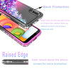 For Samsung Galaxy A01 Case, Glitter Bling Phone Cover+ Tempered Glass Protector