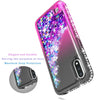 For Samsung Galaxy A01 Case, Glitter Bling Phone Cover+ Tempered Glass Protector