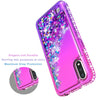 For Samsung Galaxy A01 Case, Glitter Bling Phone Cover+ Tempered Glass Protector