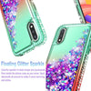 For Samsung Galaxy A01 Case, Glitter Bling Phone Cover+ Tempered Glass Protector