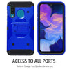 For SAMSUNG GALAXY A20 A50 Full Cover Belt Clip Case + Tempered Glass Protector