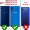 For SAMSUNG GALAXY A20 A50 Full Cover Belt Clip Case + Tempered Glass Protector