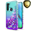 For Motorola Moto G Stylus Case, Glitter Bling Cover+ Tempered Glass Protector