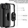 For iPhone 12 11 Pro 6 6s 7 8 Plus XS Max XR X 12 Mini Case Kickstand Ring Cover