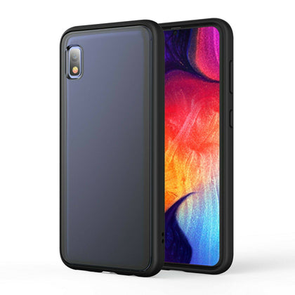 For Samsung Galaxy A50 A20 A30 Case Frosted Rubber Cover +Tempered Glass - Place Wireless
