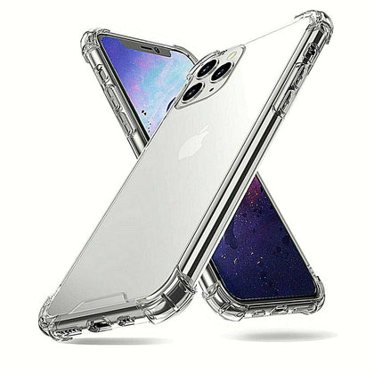 For iPhone 12 Pro Max 12 Mini Case [Ultral-Clear] Shockproof Hybrid Hard Cover - Place Wireless