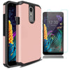 For LG Aristo 4 Plus , Tribute Royal , Arena 2 , Escape Plus , K30 (2019), LG Prime 2
 Shockproof Case Cover+Glass Screen Protector|Fitted Cases|