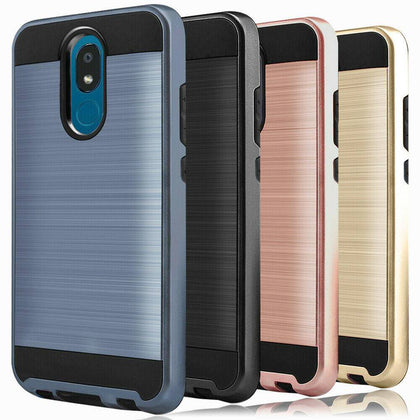 For LG Escape Plus/Journey LTE/Aristo 4 Plus/Tribute Royal Shockproof Case Cover - Place Wireless