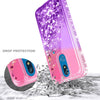 For LG K40/Solo 4G LTE/Xpression Plus 2 Glitter Shockproof TPU Case Cover