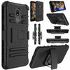 For LG Stylo 4/4 Plus Hybrid Armor Belt Clip Holster Kickstand Phone Case Cover