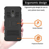 For LG Stylo 4/4 Plus Hybrid Armor Belt Clip Holster Kickstand Phone Case Cover