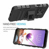 For LG Stylo 4/4 Plus Hybrid Armor Belt Clip Holster Kickstand Phone Case Cover