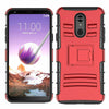 For LG Stylo 4/4 Plus Hybrid Armor Belt Clip Holster Kickstand Phone Case Cover