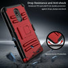 For LG Stylo 4/4 Plus Hybrid Armor Belt Clip Holster Kickstand Phone Case Cover