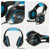 Super Bass Wired Gaming 3.5mm Headphones Hi-Fi Stereo Earphones Headsets Mic