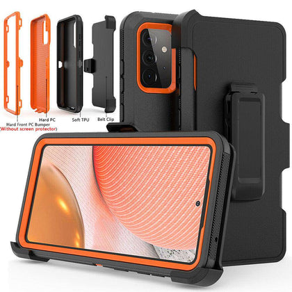 For Samsung Galaxy A52 A72 5G Case Heavy Duty Cover+Stand Belt Clip Fit Otterbox