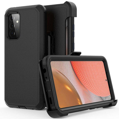 For Samsung Galaxy A52 A72 5G Case Heavy Duty Cover+Stand Belt Clip Fit Otterbox