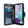 For LG Aristo 5, Tribute Monarch, PU Leather Wallet Phone Case Flip Stand Strap