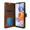 For LG K51 / Reflect, PU Leather Design Wallet Phone Case Cover Flip Stand Strap