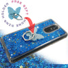 For LG Stylo 4| 4 Plus| Liquid Glitter Rubber Clear Phone Case Cover