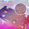 For LG Stylo 5, 5 Plus, 5v| Liquid Glitter Rubber Clear Phone Case Cover