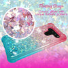 For LG V50, V50 ThinQ 5G Liquid Quicksand Glitter Soft Rubber Bling Case Cover w Ring